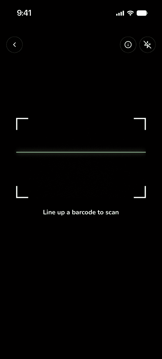 Barcode scanner mid-scan